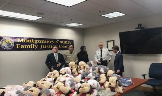 Teddy Bear Drive - VRF teams with Montgomery County Family Justice Center 